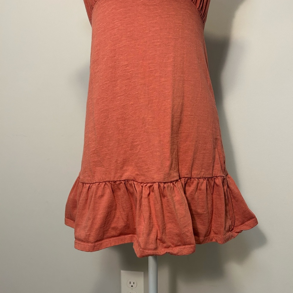 Dusty Pink Ruffle Hem Dress - Picture 3 of 7